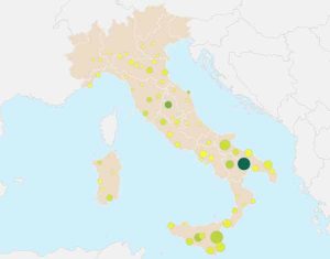 mappa dei terreni disponibili
