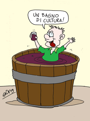 vignetta sul vino